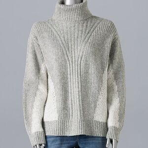 Simply Vera by Vera Wang ribbed turtleneck sweater